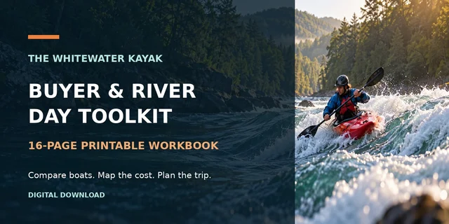 Whitewater Kayak Buyer & River Day Toolkit printable PDF cover